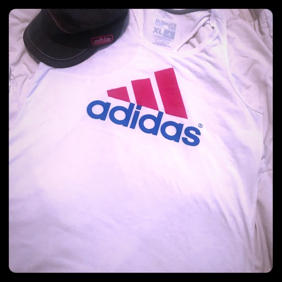 adidas Tops - 2 piece set adidas hat and tank
